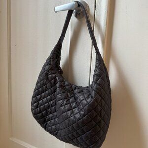 MZ Wallace Dark Quilted Shoulder Bag